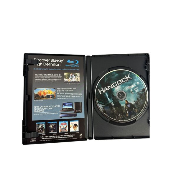 Hancock DVD 1 Disc Unrated Edition Will Smith Charlize Theron Columbia 2008 - Picture 3 of 7